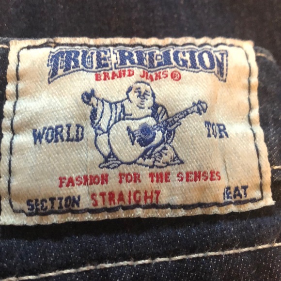 True Religion Straight Leg Jeans Size 26 (2) - Picture 4 of 8